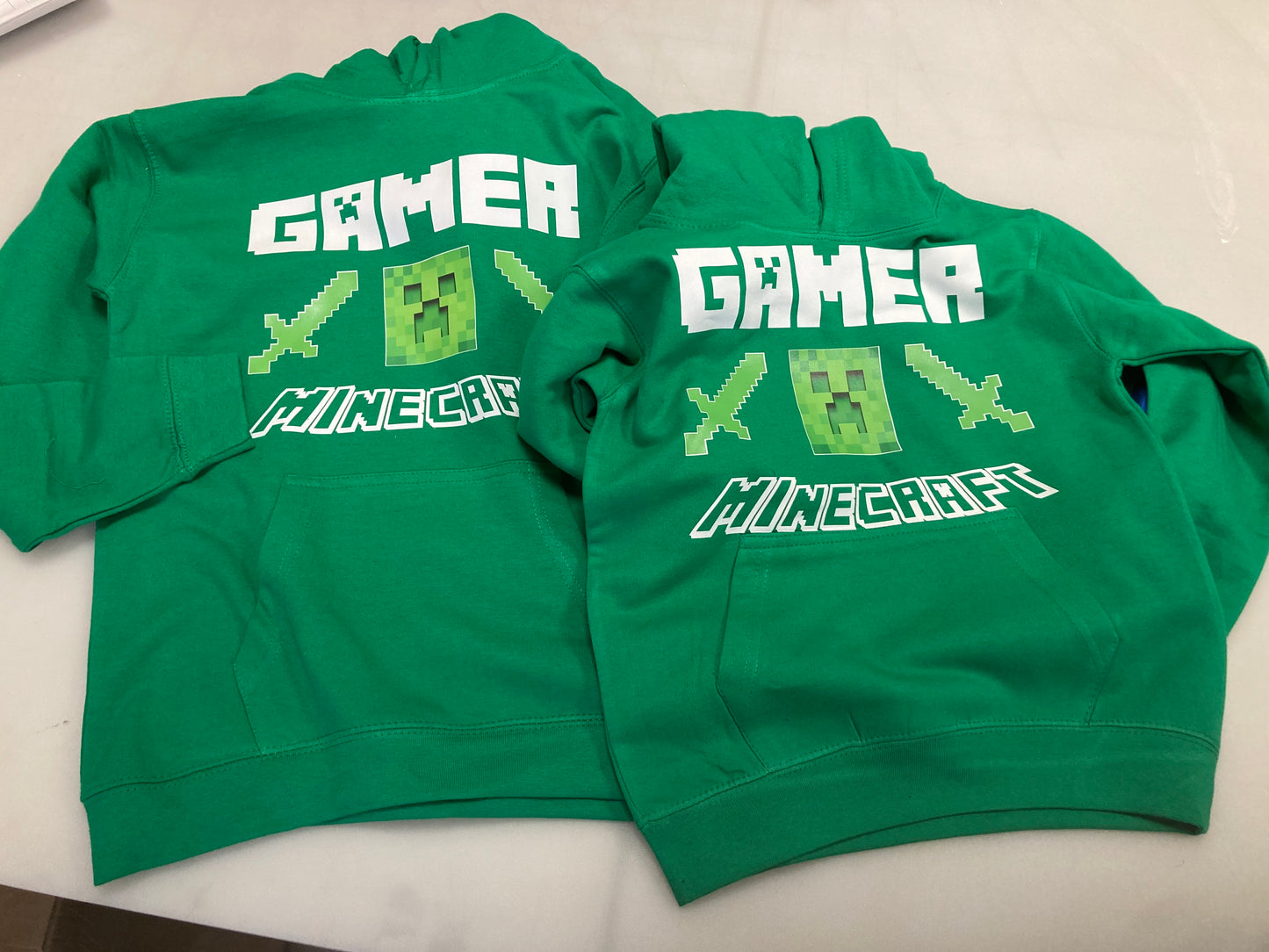Mine craft Gamer Pixels Creeper Hoodie Kids 5 6 7 8 9 11 12 13 14 15 Years Junior jumper