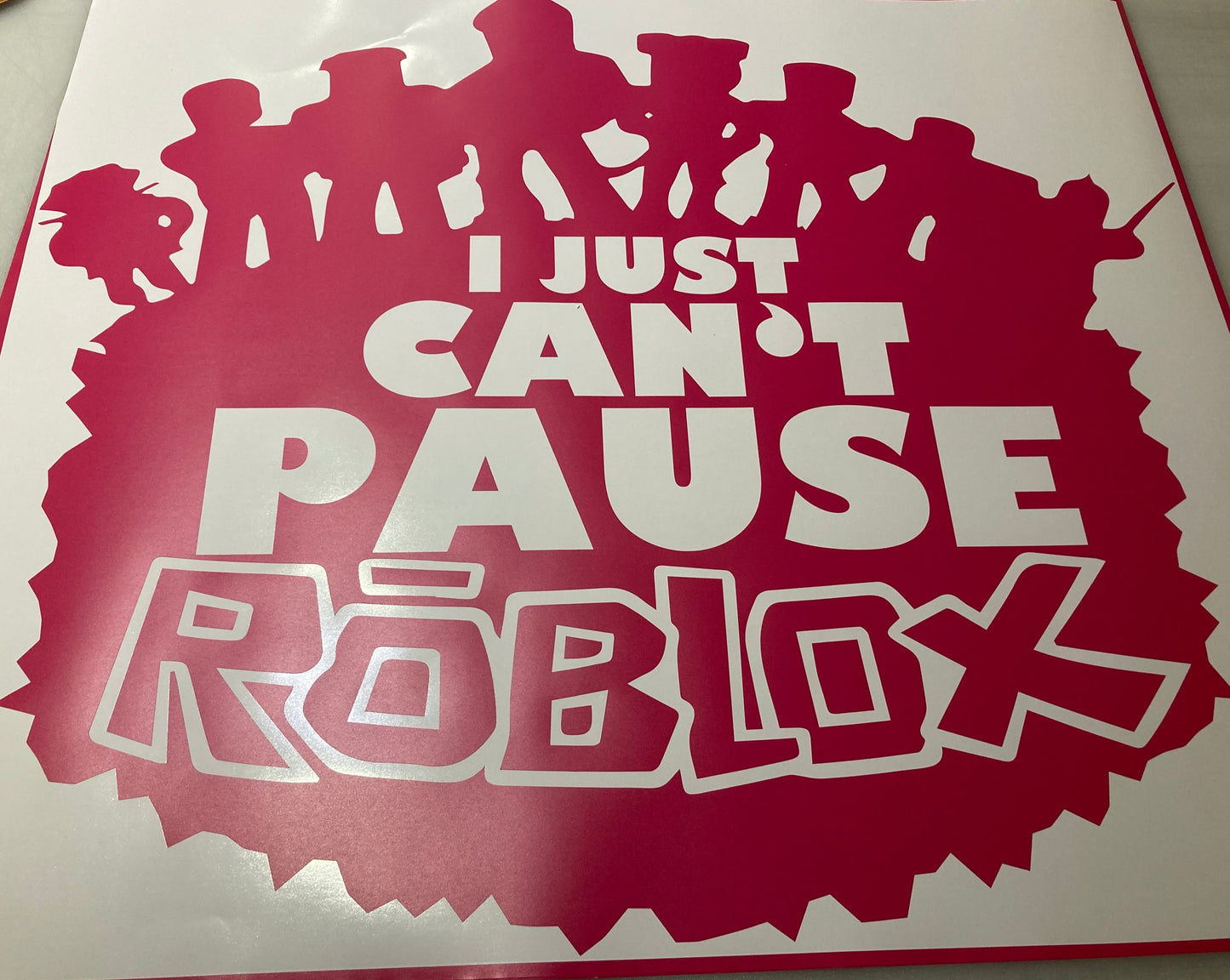 Can't Pause Roblox | Gaming Wall Sticker I Bedroom Decor I Kids Teen Bedroom