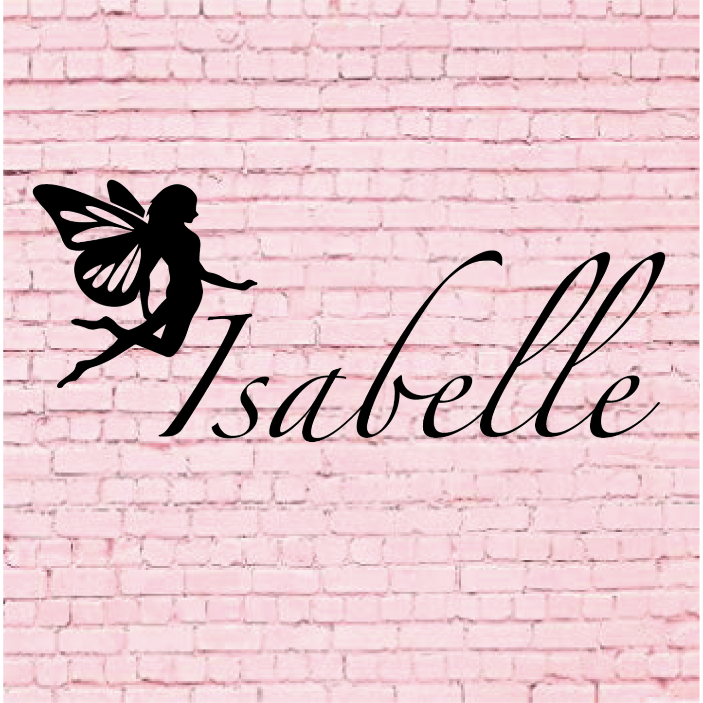 Fairy Personalised Girls Bedroom Wall Sticker I Bedroom Decor Wall Art I Children Kids Fairy Tinker Belle inspired Decor
