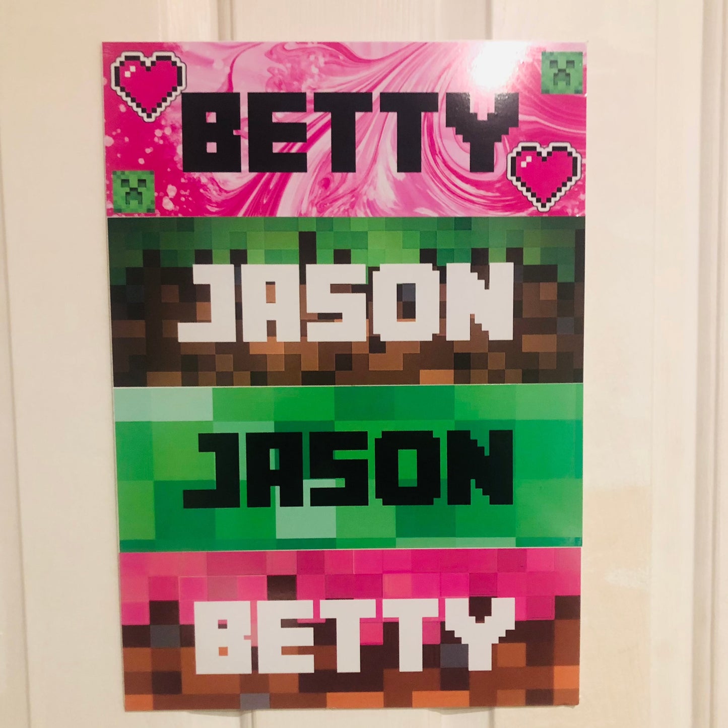 Girls & Boys Minecraft bedroom