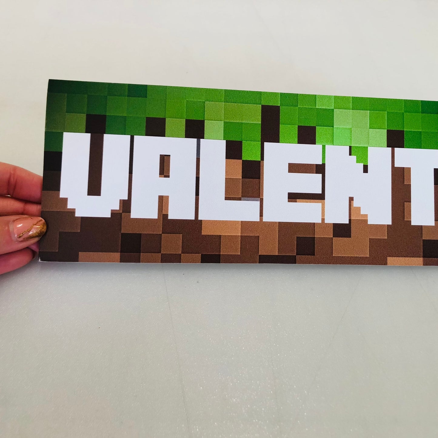 Personalised name minecraft