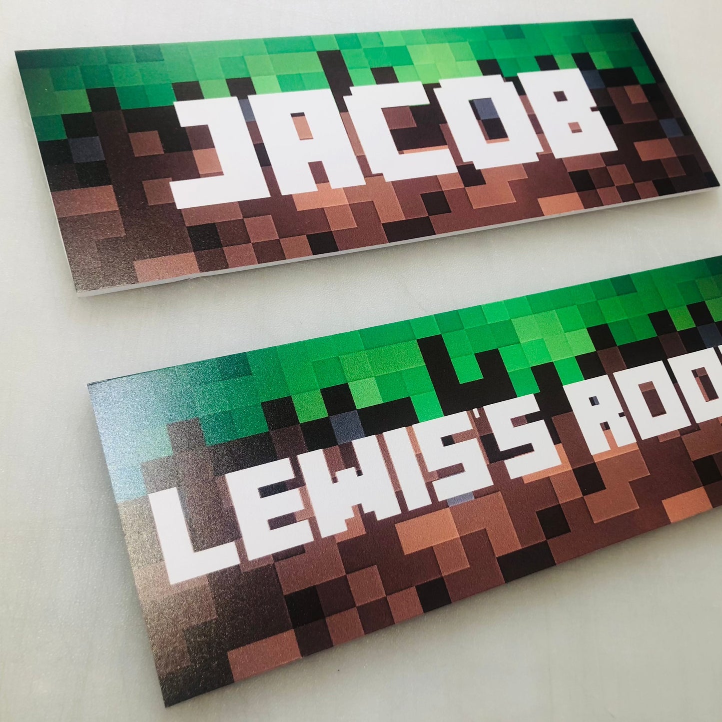 Minecraft Dirt Plaque
