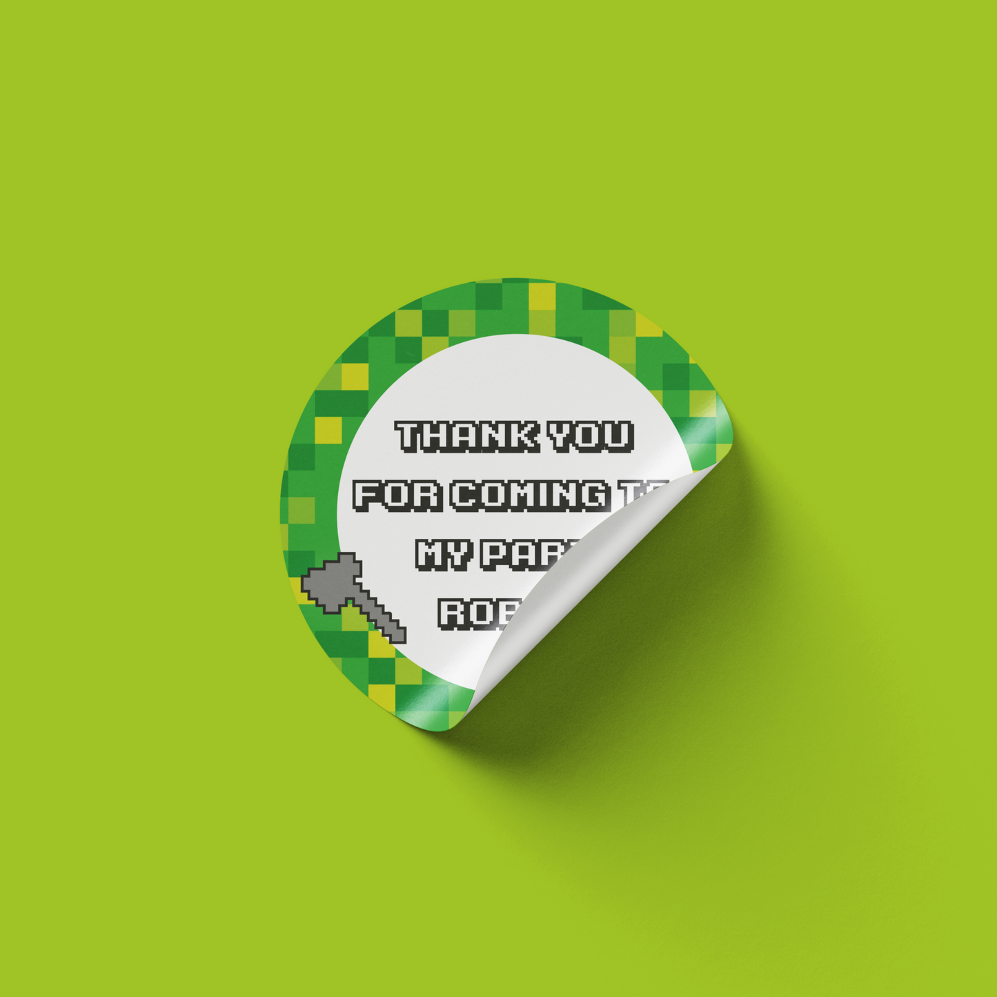 Minecraft birthday green