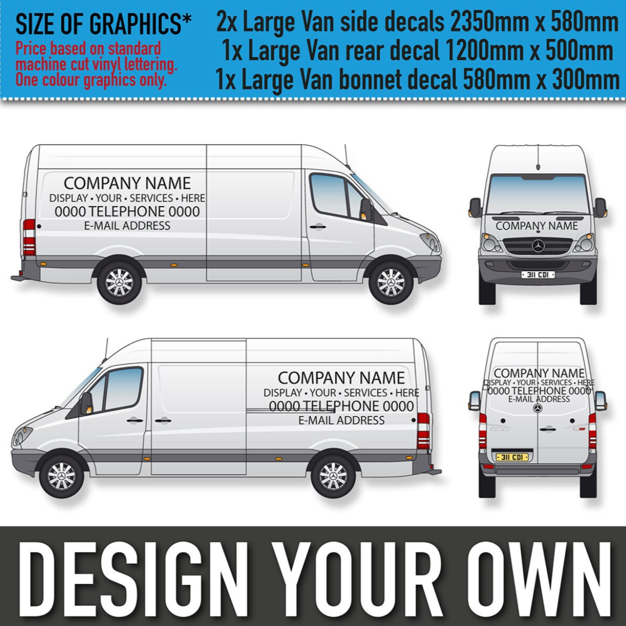 Large van graphics