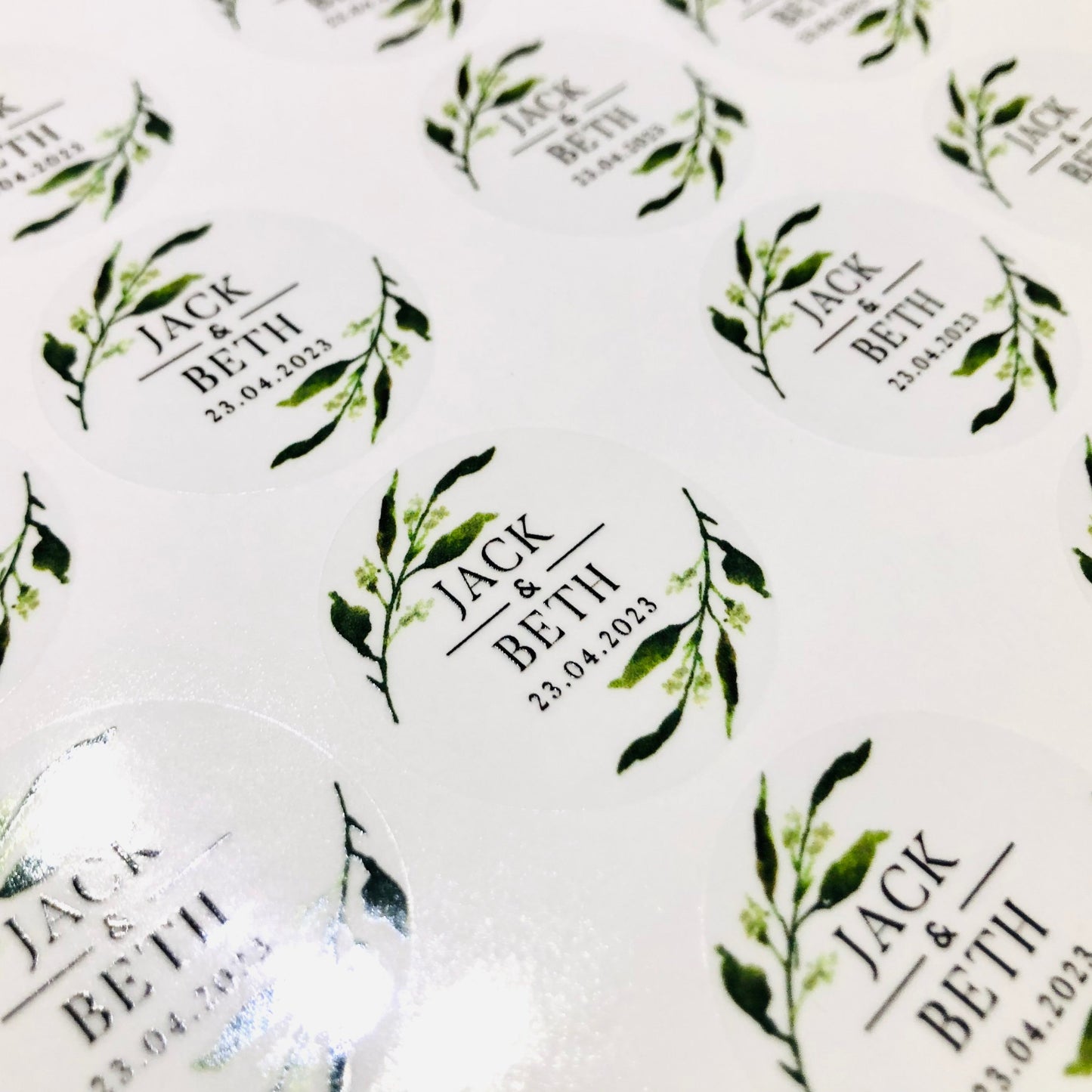 Olive branch stickers