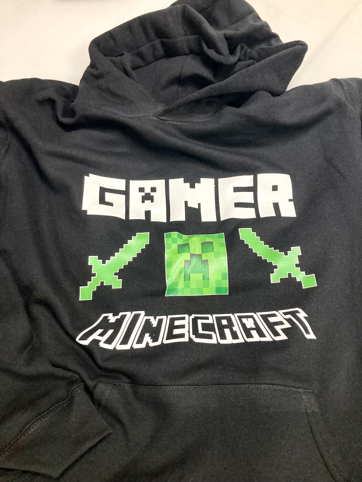 Mine craft Gamer Pixels Creeper Hoodie Kids 5 6 7 8 9 11 12 13 14 15 Years Junior jumper
