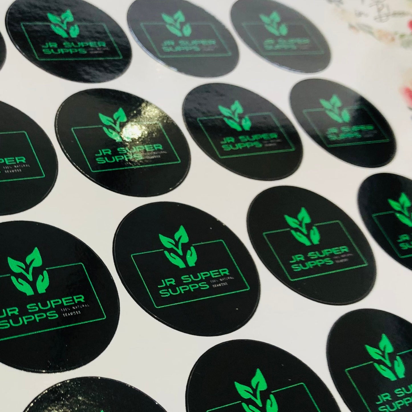Custom printed labels