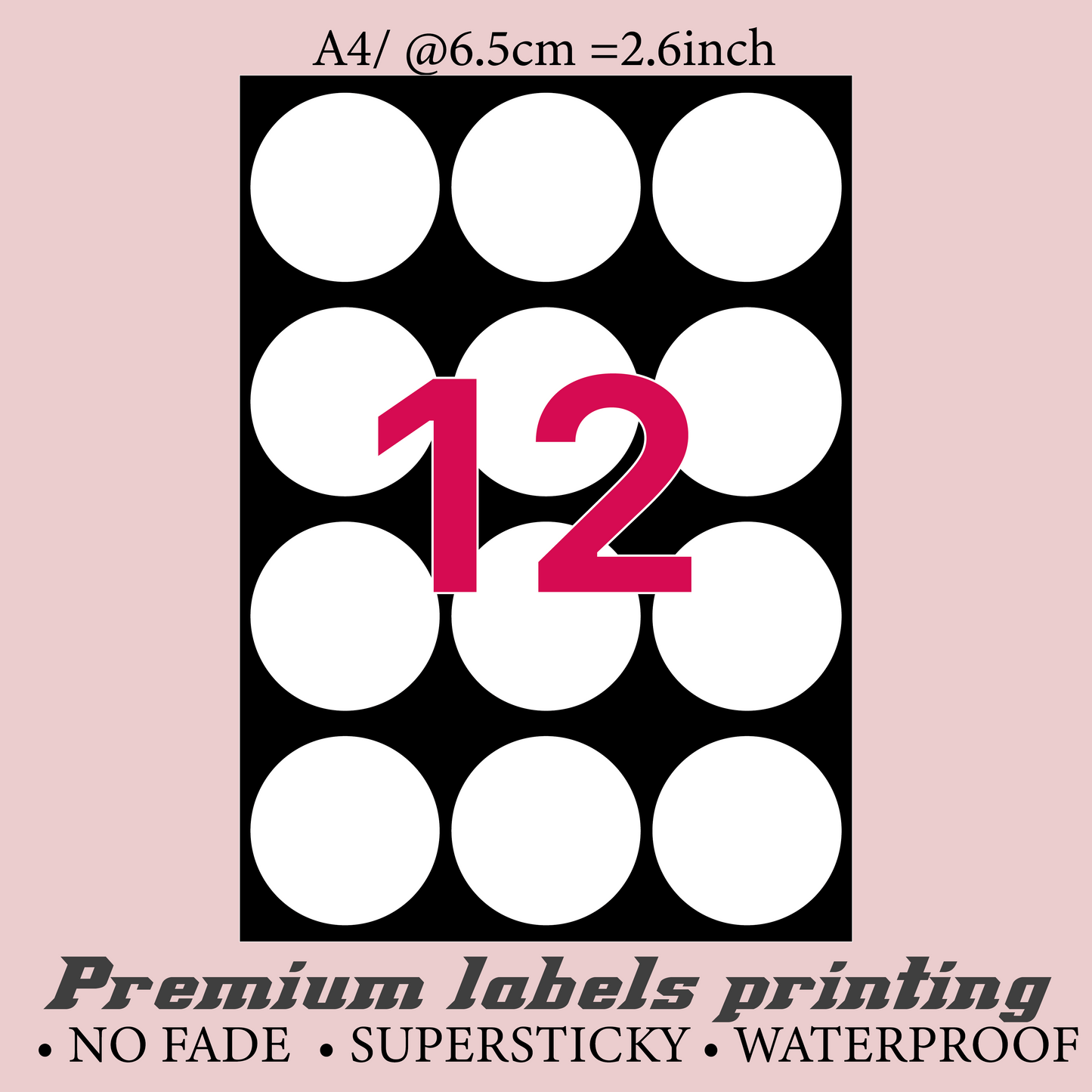 Custom Labels printing I Rectangular Rectangle Square Circle Round Stickers | Any text Any photo | Promote business | Coupons Postage labels