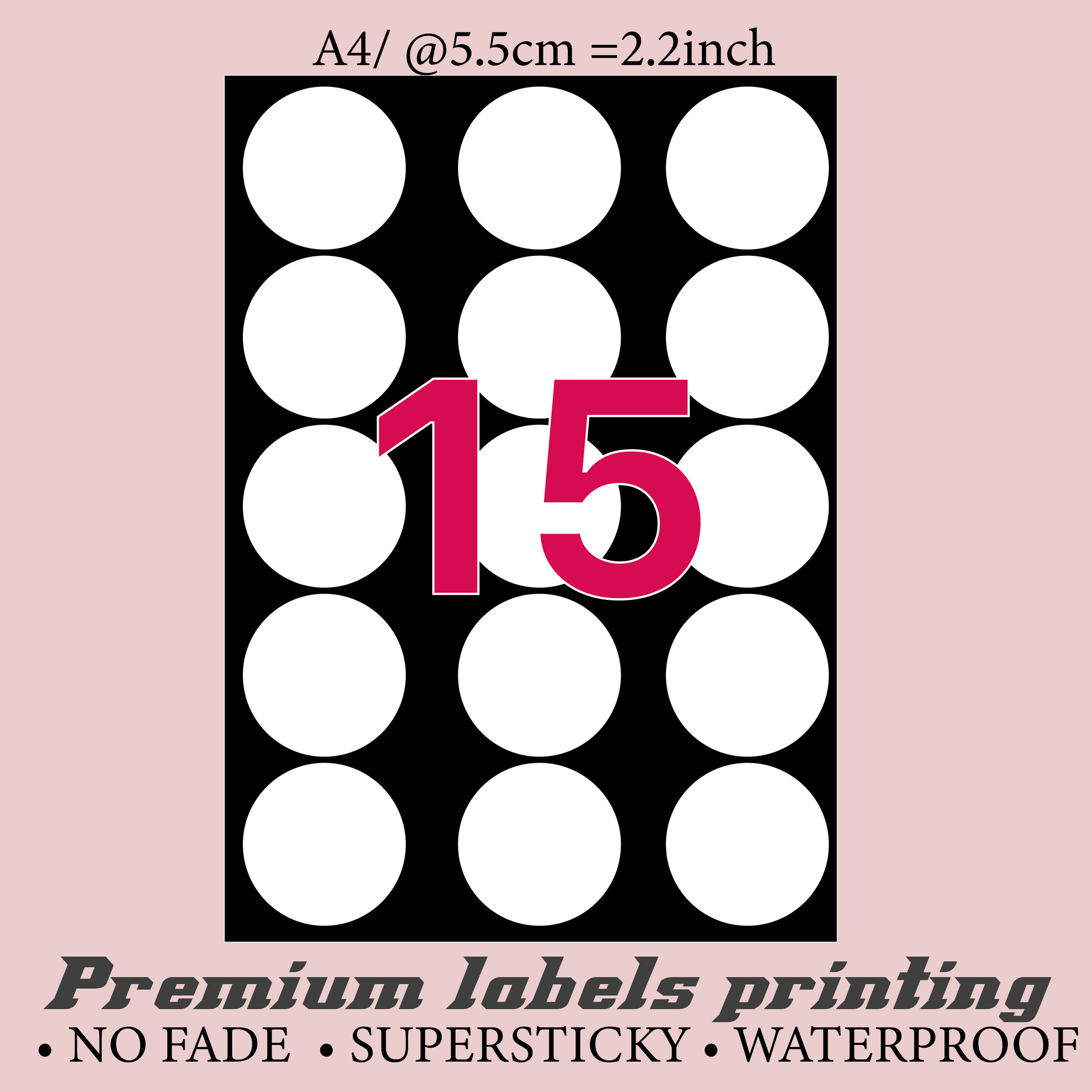 15stickers @5.5cm