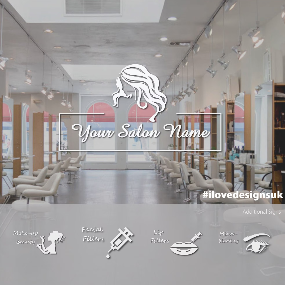 Beauty Salon Decals