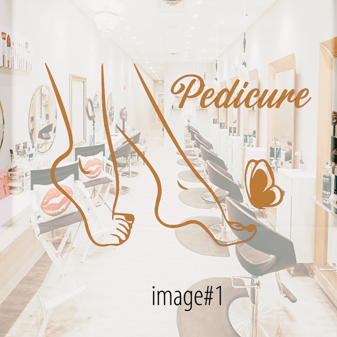 Pedicure decal