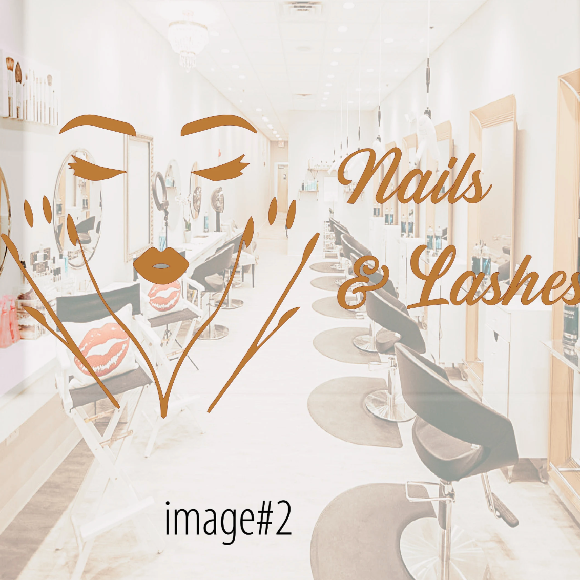 Nails & lashes decal