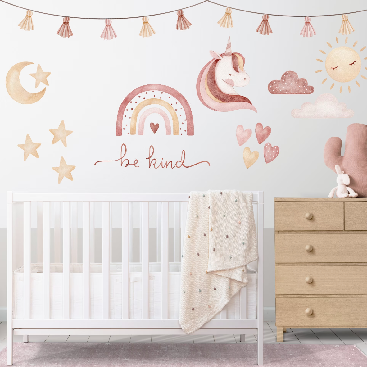 Sky sun Moon stars decals Boho