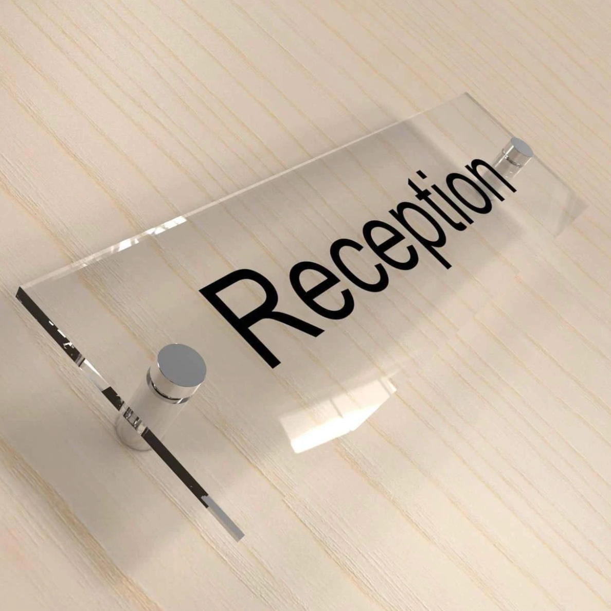 Reception sign plaque