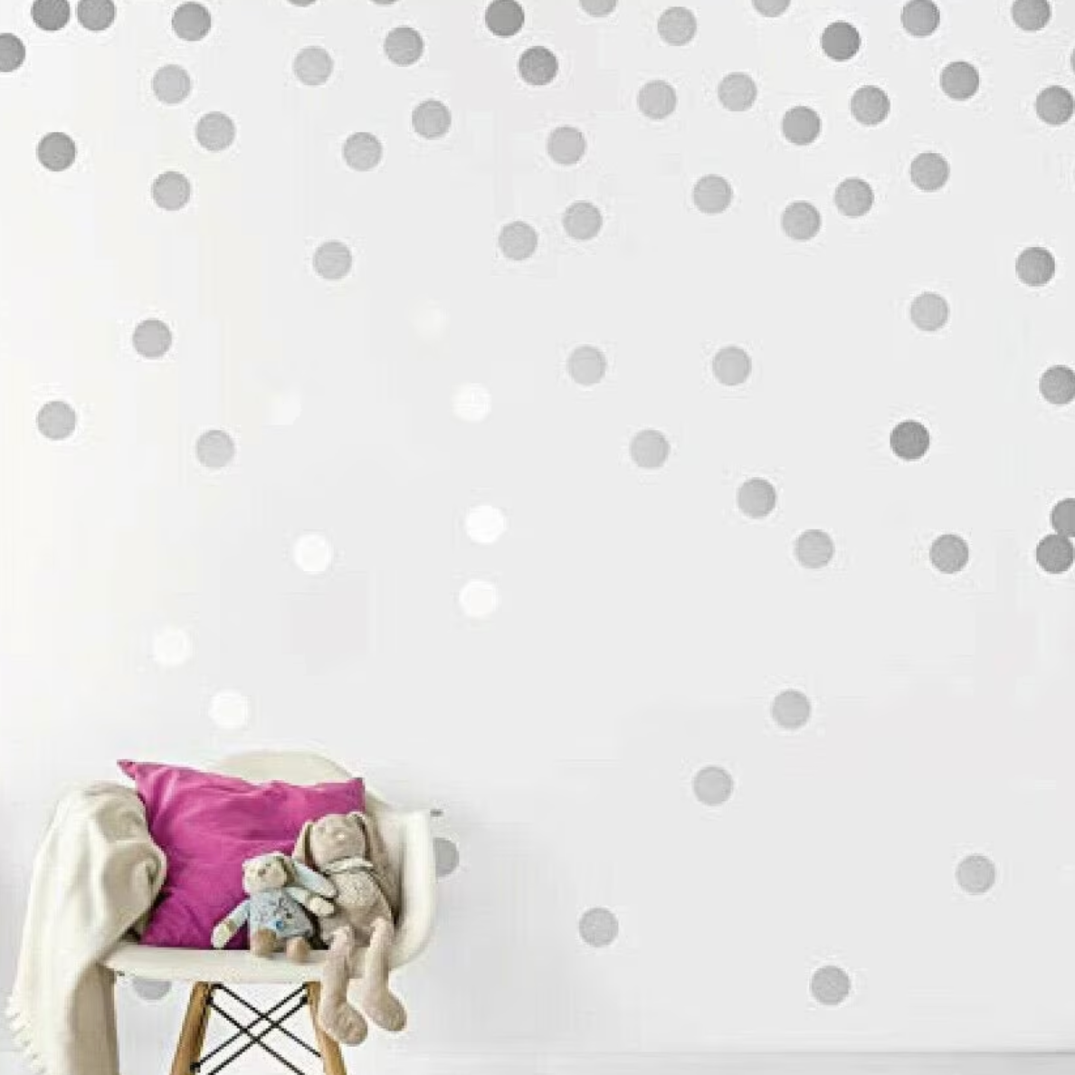 Glitter polka dots