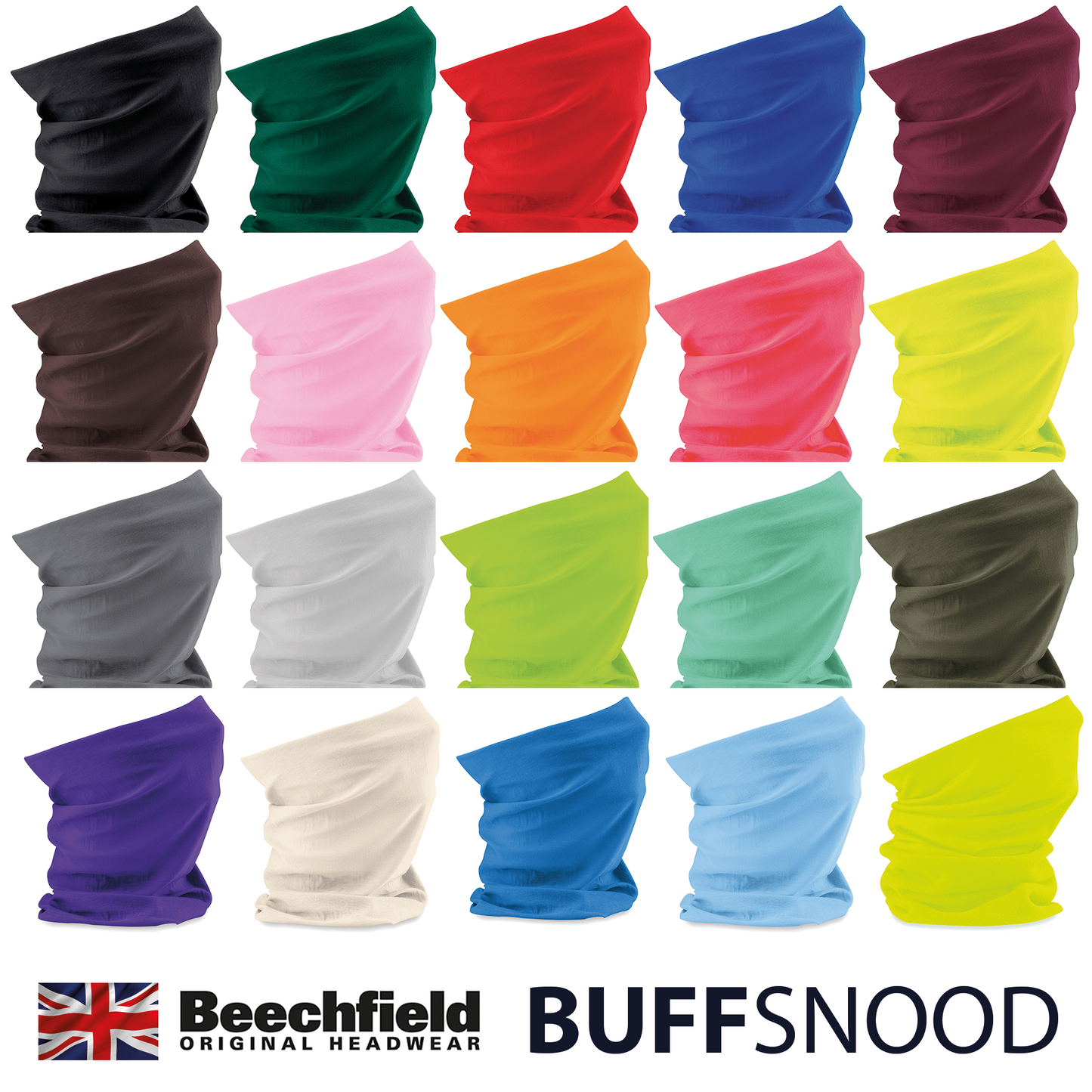 Buff Snood | Face Nose Mouth Cover | Neck Scarf Breathable Mask | Unisex
