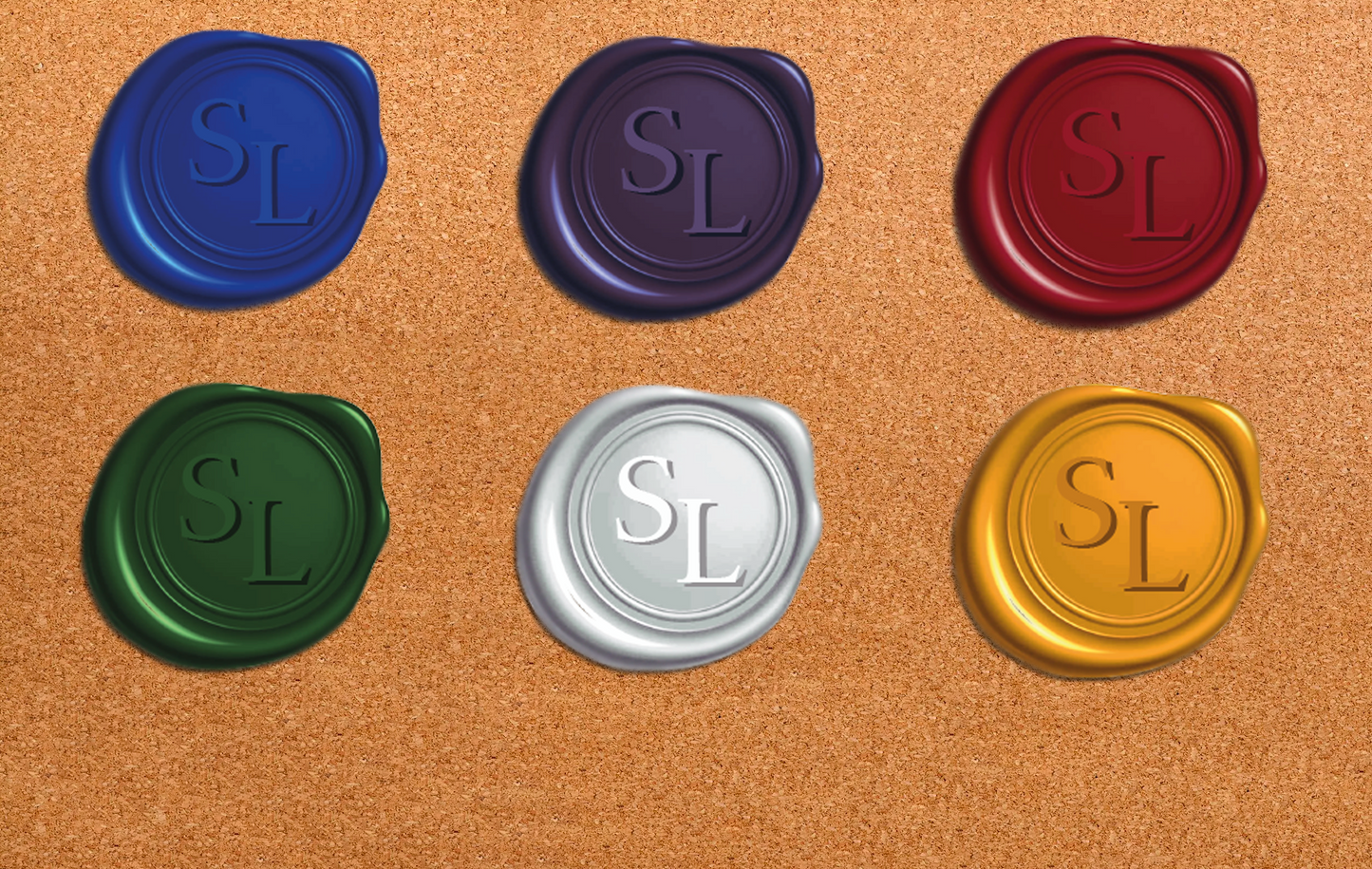 Wax seal stickers