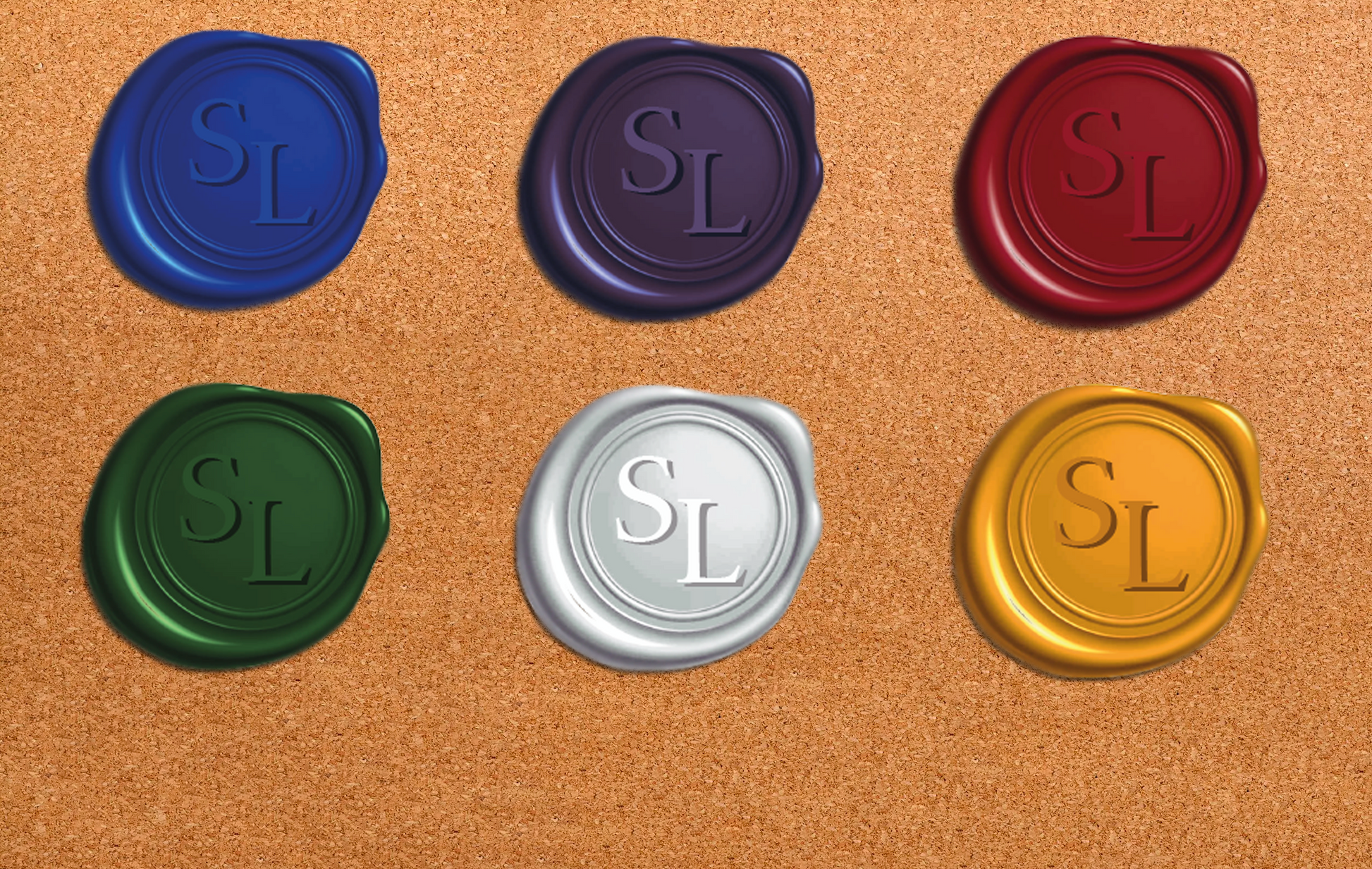 Wax seal stickers